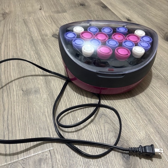 Remington Ionic 20 Hot Rollers Velvet Wax Core H-5600 3 Sizes Never Used Works - Picture 10 of 10